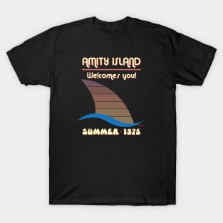 AMITY ISLAND WELCOMES YOU - SUMMER OF 1975 T-Shirt